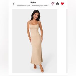 Bebe Bodycon Maxi dress